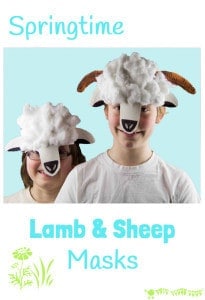 Make Paper Plate Lamb and Sheep Masks
