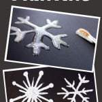 WINTER SUGAR PAINTING is perfect for frosty snowflake and snowman painting. Sugar painting has a glossy, sparkly, icy appearance great for Winter art activities for kids.
