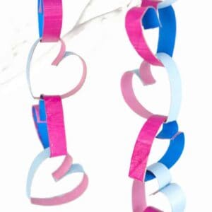 Pretty Cardboard Tube Heart Garlands