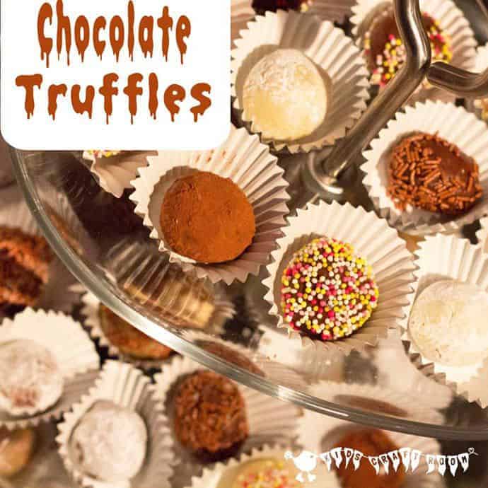 EASY CHOCOLATE TRUFFLE RECIPE - A great Brazilian Brigadeiro recipe for cooking with kids, and they make super gifts too!