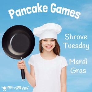 PANCAKE GAMES want some pancake fun for kids on Shrove Tuesday, Mardi Gras, or Fat Tuesday? We’ve got toy cookers and pancakes to make, songs to sing, games to play and a lovely ‘Pancake Toppings’ free printable. Enjoy exploring the traditions and tastes of the day. #pancakeday #pancakes #mardigras #shrovetuesday #fattuesday #pancakedayactivities #pancakedaycrafts #kidscraftroom #printables #kidsactivities #easter #easteractivities #eastergames #pancakegames