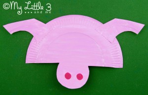stage 5 paper plate pig mask