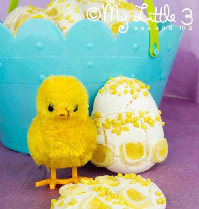 Lemon Meringue Easter Eggs - My Little 3 and Me