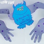 A super cute Father's Day card for the children to make for Daddy. A "Monster Hug" from Daddy's little monster!