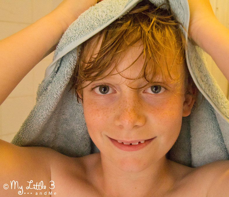 John Lewis Bath Sheet Review - The children loved snuggling in to them.