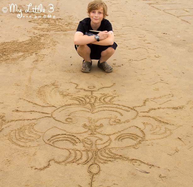 Sand-Art-A review of our Blackpool holiday from My Little 3 and Me
