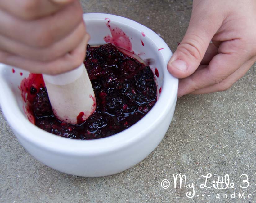Easy Blackberry No Cook Play Dough - Great For Ice Cream Pretend Play