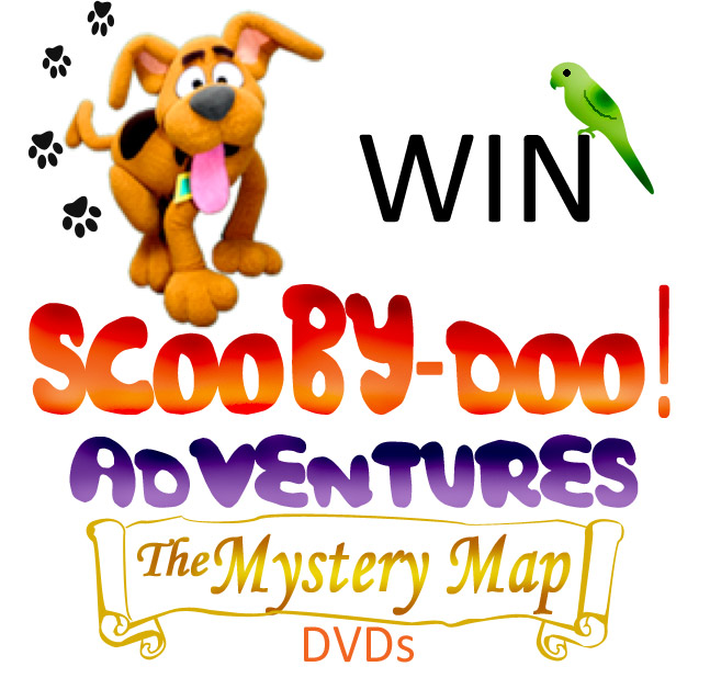 Win Scooby-Doo Adventures the Mystery Map puppet DVD with My Little 3 and Me.