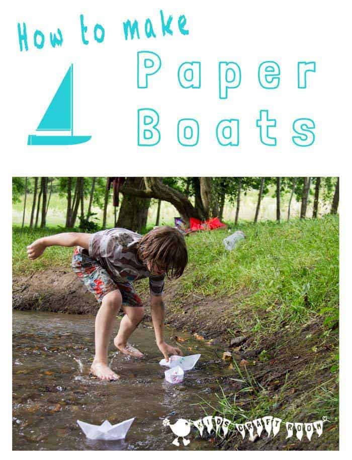 How to make a paper boat that really floats - easy video tutorial