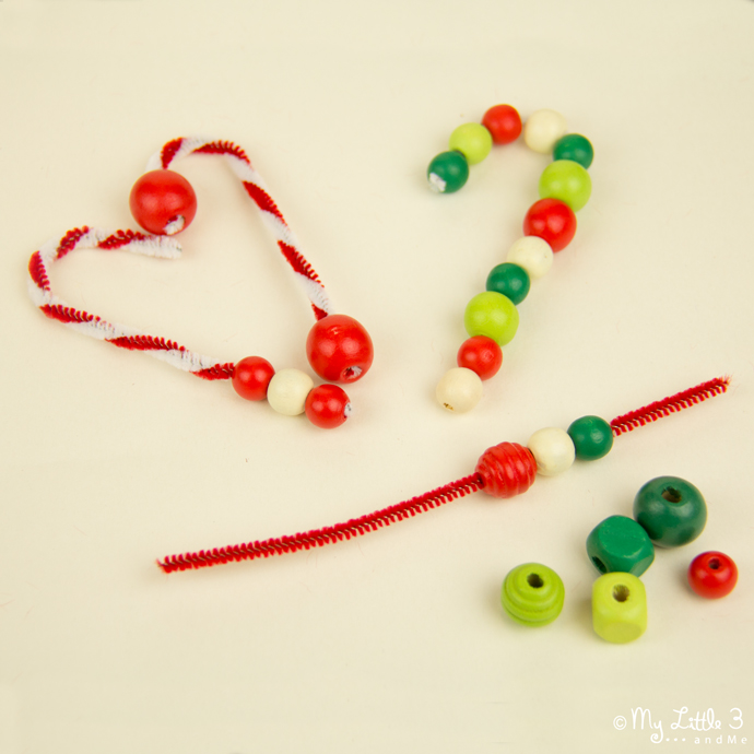 Candy Cane Tree Decorations - an easy Christmas craft for kids. 