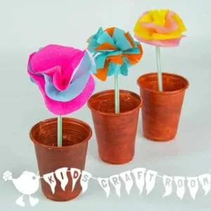 Magic Pop Up Flowers, an interactive "Mary, Mary Quite Contrary" nursery rhyme craft for kids.