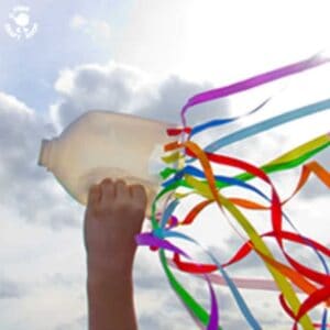 Make your own windsocks. A fun and colourful craft to inspire physical movement and self expression.