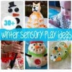 Brrrr...Over 30 frosty, frozen and fun WINTER SENSORY PLAY IDEAS for kids. A fantastic way to play and learn that engages the senses! #sensory #sensoryplay #sensoryactivities #winter #winteractivities #kidscraftroom #invitationtoplay #playideas #winter #winteractivities #winterplayideas #sensoryseeker #sensoryprocessing