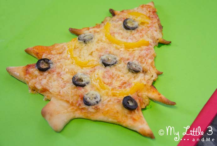 Christmas cooking with kids is great but it doesn't have to be all about sweet tastes. Try our Christmas Tree Pizza for some savoury festive fun.