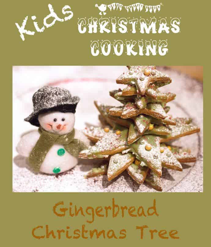 Recipe for a Gingerbread Tree - Christmas cooking with kids