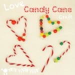 Candy Cane Tree Decorations - an easy Christmas craft for kids.