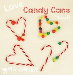 Candy Cane Tree Decorations - an easy Christmas craft for kids.