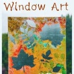 Make removable window paintings/window clings. A beautiful Fall art activity that captures the season's magic and brings all the beautiful colours inside.