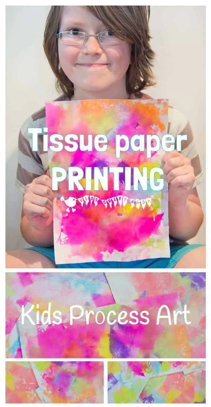 Tissue Paper Art a Process Art Activity with Unlimited Possibility - The  Kitchen Table Classroom
