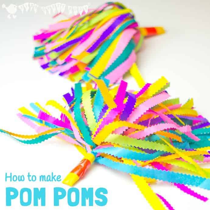 How To Make Cheerleader Pom - Kids Craft Room
