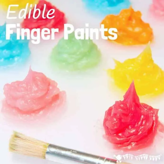 EDIBLE FINGER PAINT RECIPE - An easy homemade sensory, edible finger paint recipe that kids of all ages will adore exploring. This kids painting idea is so fun. Taste safe finger paint isn't just for babies and toddlers! #sensory #sensoryplay #sensoryrecipes #paintrecipes #ediblepaint #ediblesensoryplay #fingerpaints #kidsart #kidscrafts #craftsforkids #kidscraftroom #sensorybins #painting #kidsactivities #preschool #prek #ECE #earlyyears 