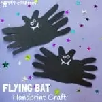 Handprint Bat Craft