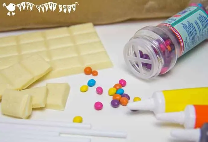 Chocolate Snowman Lolly-Ingredients