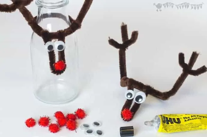 adding-features-to-christmas-reindeer-bottle-toppers step 3