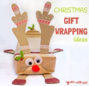 Fun and creative Christmas gift wrapping ideas for kids. Great way to personalise presents and make them really special.