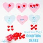 COUNTING FOR KIDS GAMES - three fun ways to develop early years math understanding of one to one correspondence, number recognition and number sentences.