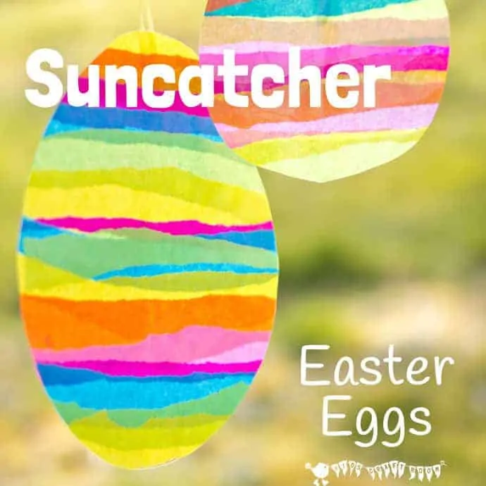 Easter Egg Suncatchers