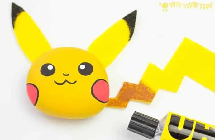 We love this easy and cute Pikachu Craft - a Pokémon pebble craft that's the perfect pocket pal you can actually play with! This fun Pebble Pikachu is a great Pokemon DIY for Pokemon Go fans...gotta catch 'em all! Lot's more coming soon...