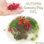 Autumn Sensory Play Gel is an irresistible hands-on play idea bringing the wonders of Nature into a squishy, squashy textural delight kids LOVE to explore.