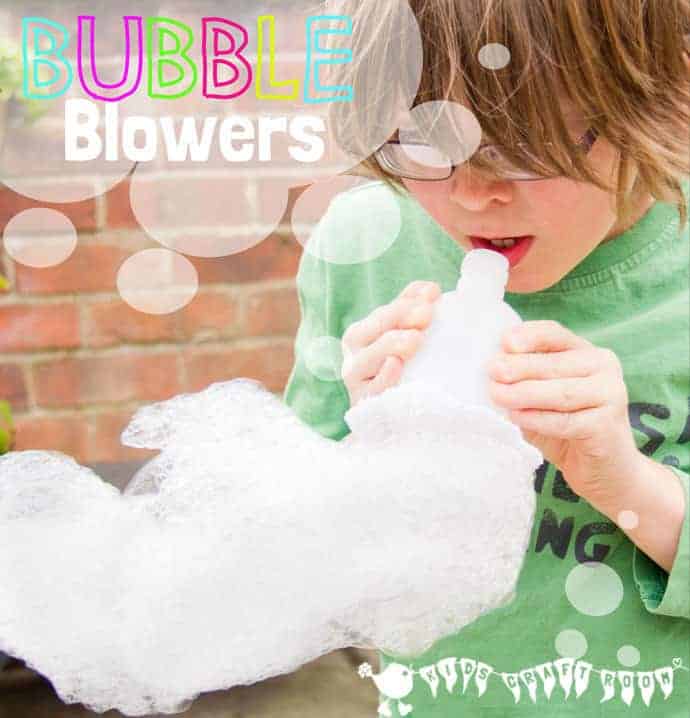 DIY BUBBLE BLOWERS Kids won't tire of making exciting wiggly Bubble Snakes. This simple and cheap bubble activity is great fun for the garden or bath time and quick & easy do.