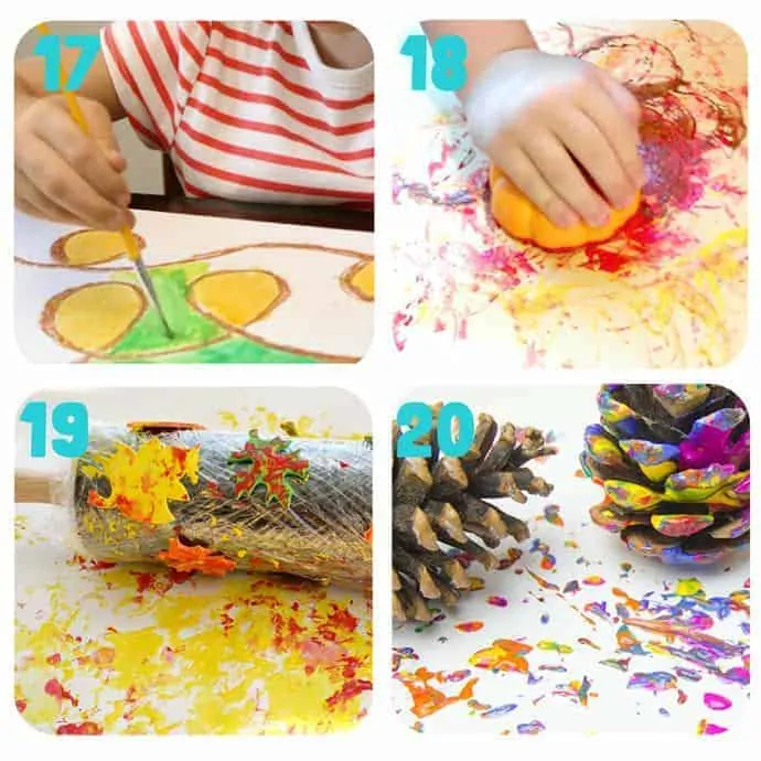 Amazing Fall Art Projects For Kids 17-20.