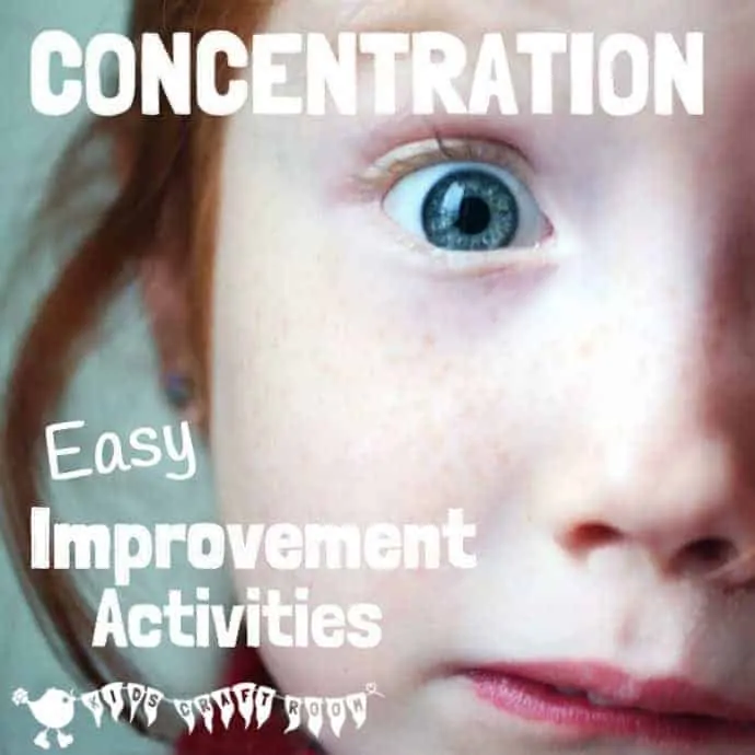 Activities that help improve concentration can be loads of fun to do together and can be easily incorporated into daily life