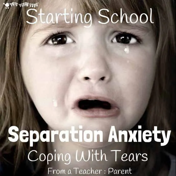 Lots of children get separation anxiety when starting school As a teacher and a parent I discuss ways to cope with your child's tears and best support their needs at these difficult times.