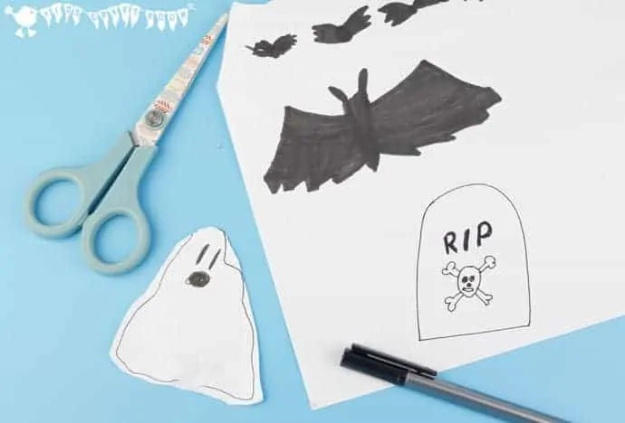 Halloween-Pop-Up-STEAM-Project-step-4- HALLOWEEN POP-UP STEAM PROJECT - Kids of all ages will love this spooky pop-up STEAM challenge and you can easily adapt it to any theme throughout the year too.