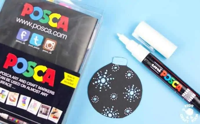 Decorating-Homemade-Baubles-With-Posca-Pens