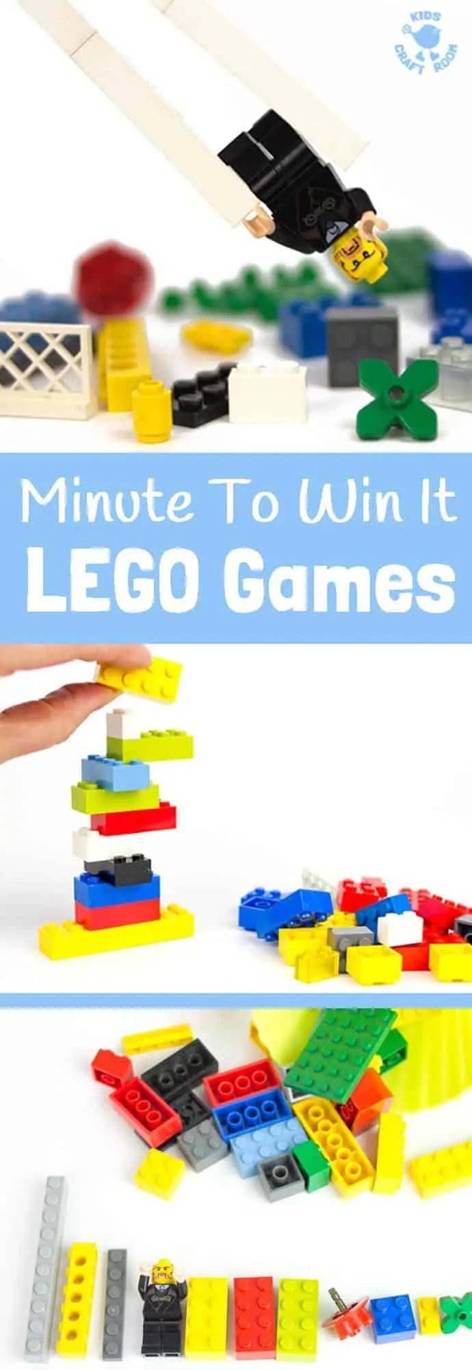 Exciting Minute To Win It Games with LEGO© are fun for all ages making them great for family games nights, kids play dates, Christmas, birthdays and New Year's Eve. Challenge your friends and family with these fun game ideas. A family activity everyone with enjoy. #MinuteToWinIt #MinuteToWinItGames #Games #GamesIdeas #FamilyGames #GamesNight #FamilyGamesNight #KidsGames #KidsActivities #Lego #LegoIdeas #LegoGames #NewYear'sEve #NewYear'sEveIdeas #Party #PartyGames #PartyIdeas