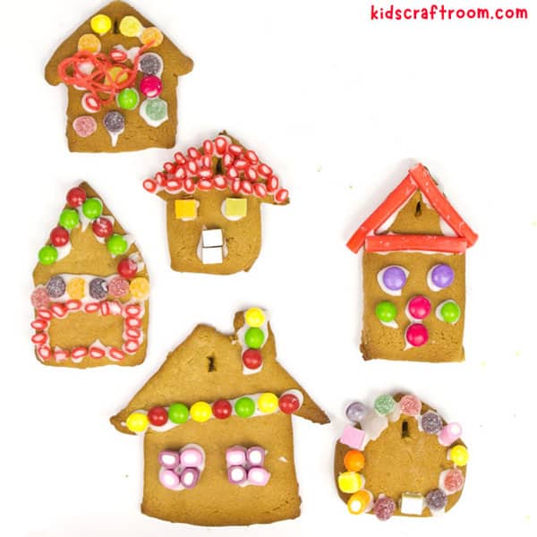 Easy Gingerbread House For Kids