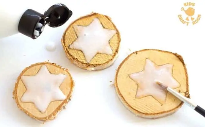 Sparkly-Star-Wood-Slice-Ornaments-step-2