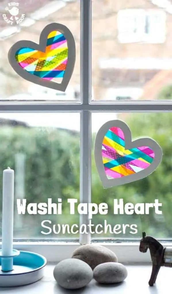 Washi Tape Heart - Quick Craft – Treehouse Art Studio, LLC