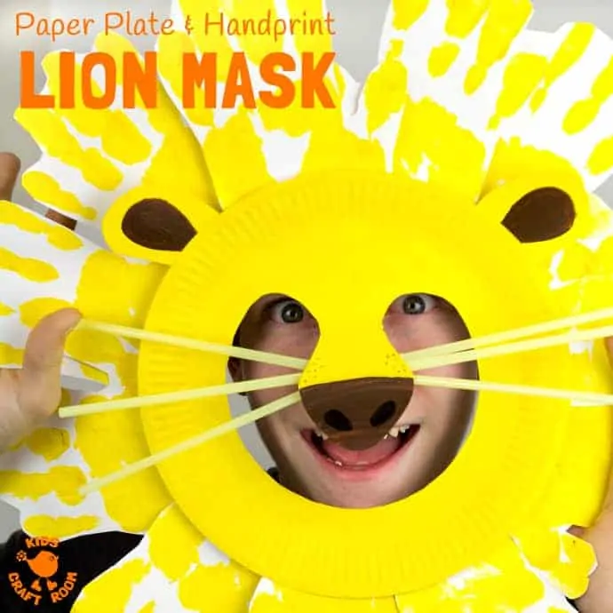 Lion Printable Mask Animal Masks for Kids Party Printable Coloring