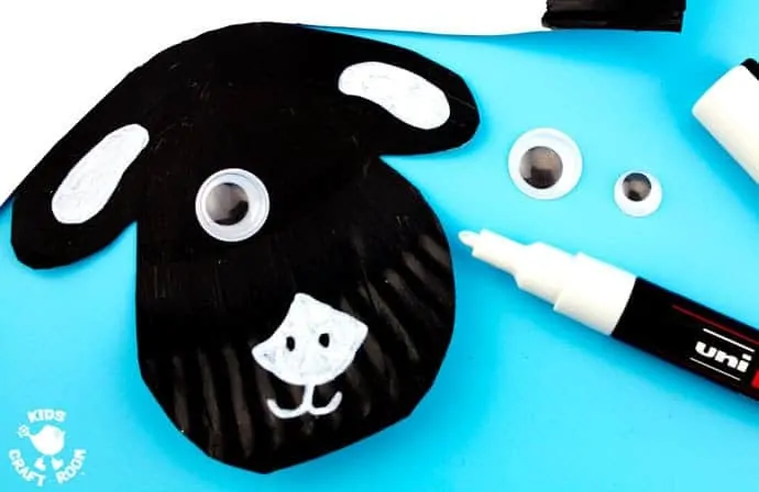 Step 4- ROCKING PAPER PLATE SHEEP CRAFT - Here's a spring craft kids will love. This rocking sheep or lamb craft is easy to make and so much fun! The movement really brings this kids animal craft to life. This is a paper plate craft the kids will enjoy playing with again and again.