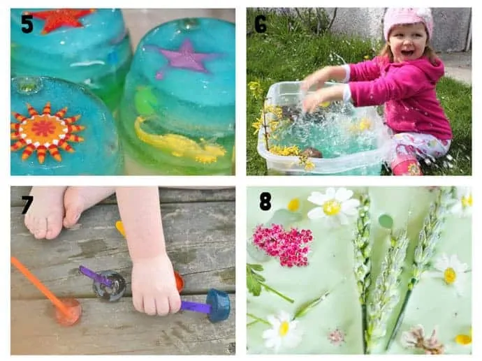 THE BEST SUMMER SENSORY PLAY IDEAS 5-8 - Want Summer sensory activities to keep the kids engaged, playing and learning? These 25+ Fun Summer Sensory Play Activities will be a hit with kids big and small.