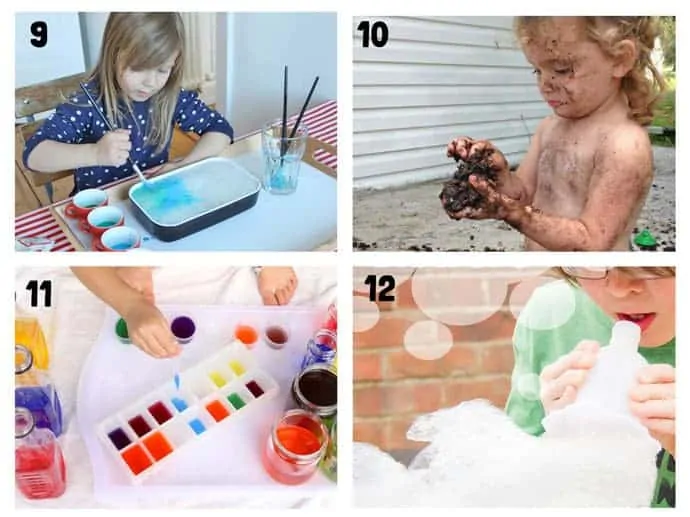 THE BEST SUMMER SENSORY PLAY IDEAS 9-12 - Want Summer sensory activities to keep the kids engaged, playing and learning? These 25+ Fun Summer Sensory Play Activities will be a hit with kids big and small.