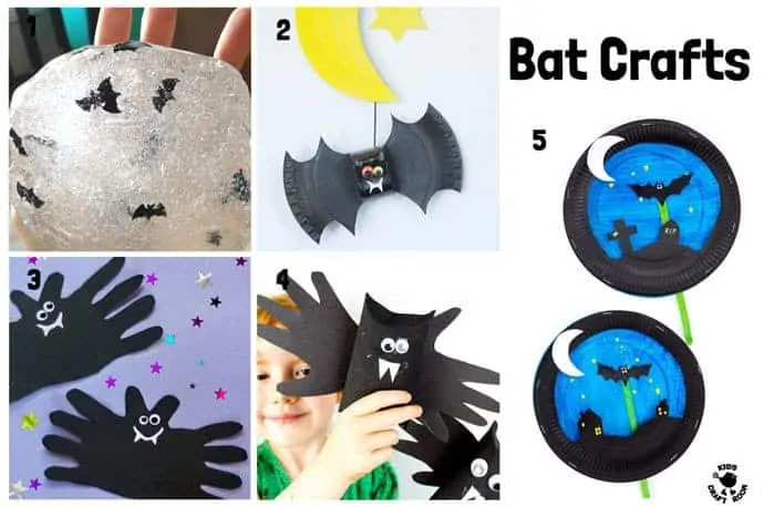 Bat Halloween Crafts For Kids