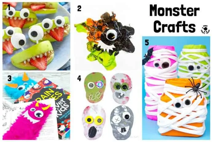 Monster Halloween Crafts For Kids