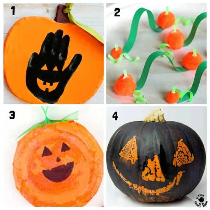 Pumpkin Halloween Crafts For Kids